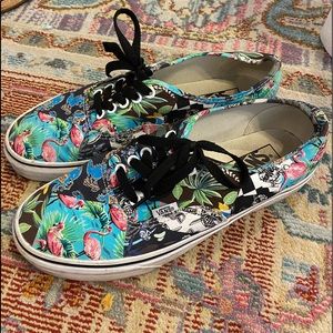 Vans mash up multi color lace up sneakers